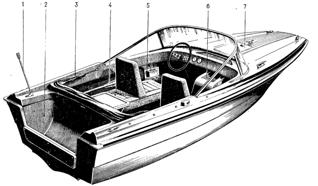 схематический рисунок лодки Нептун 3