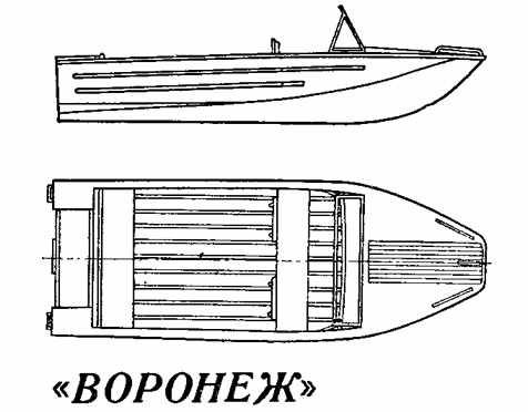 схематический вид лодки Воронеж