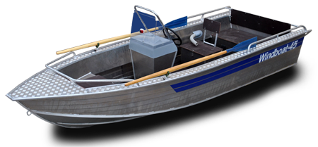 Лодка «Windboat 45с» title=